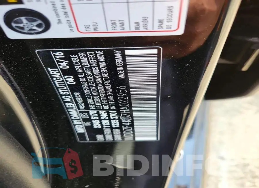 WDDZF4KB7HA022956 Photo# 12