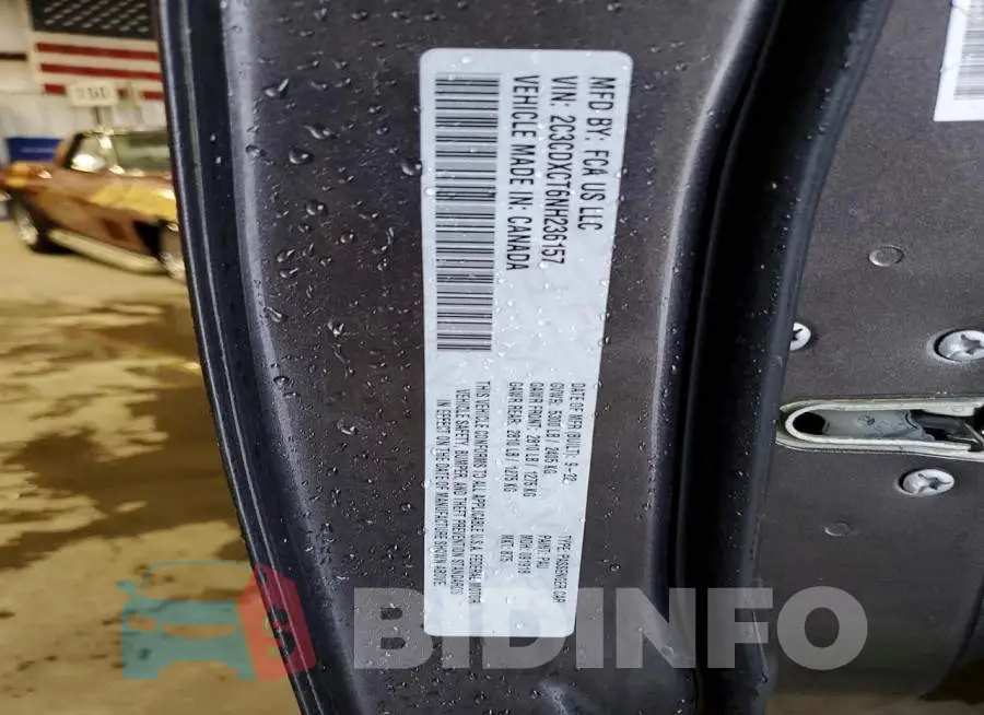 2C3CDXCT6NH236157 Photo# 12
