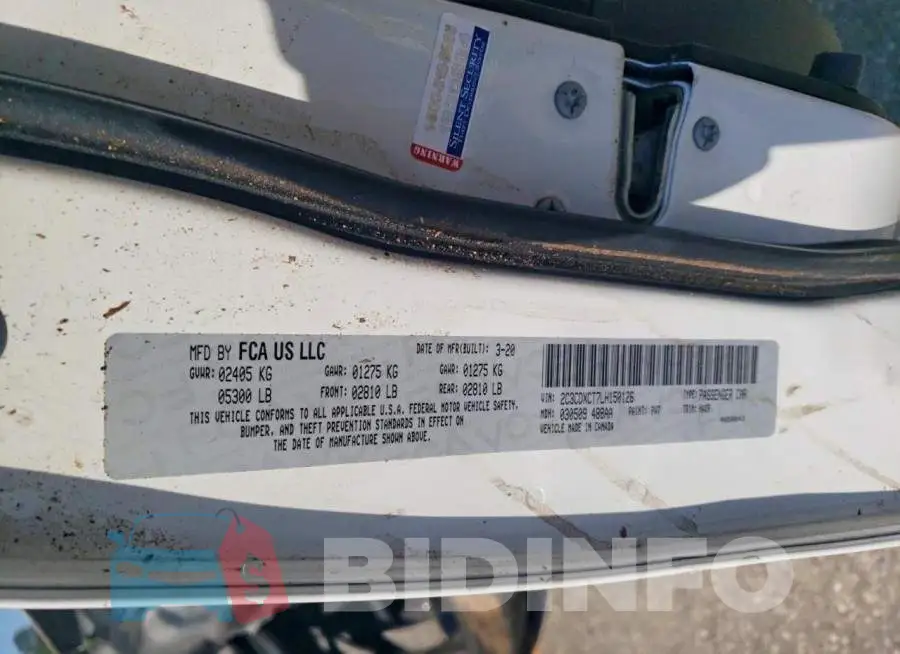 2C3CDXCT7LH150126 Photo# 12