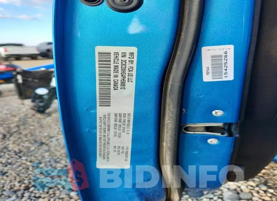 2C3CDXHG4PH598812 Photo# 13