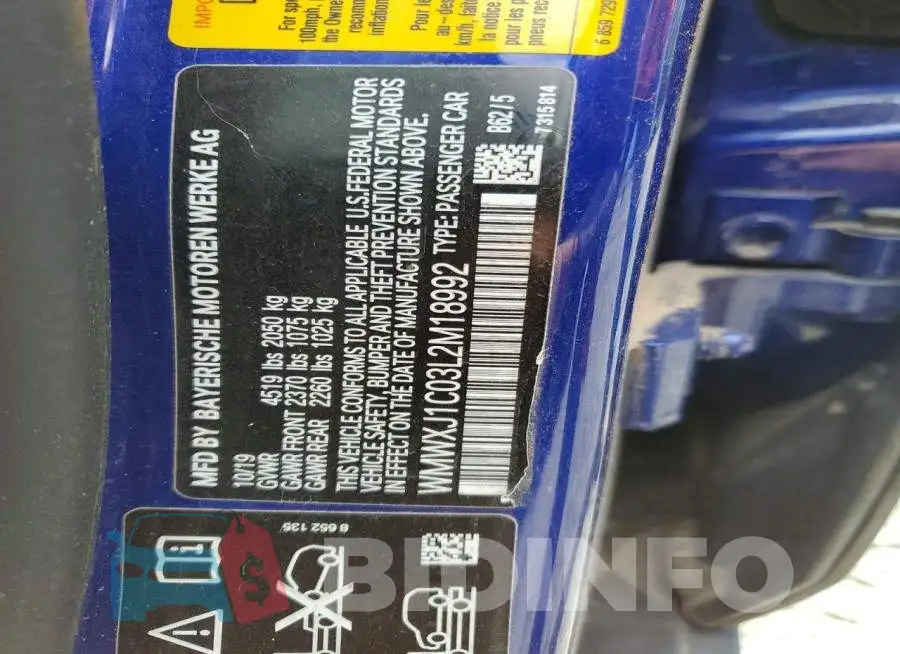 WMWXJ1C03L2M18992 Photo# 13