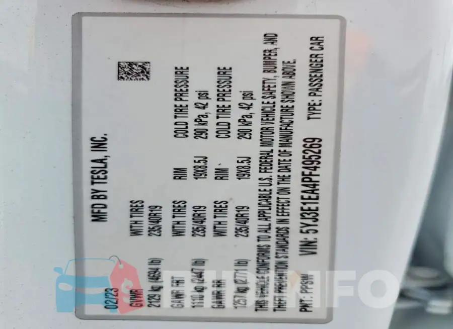 5YJ3E1EA4PF495269 Photo# 13