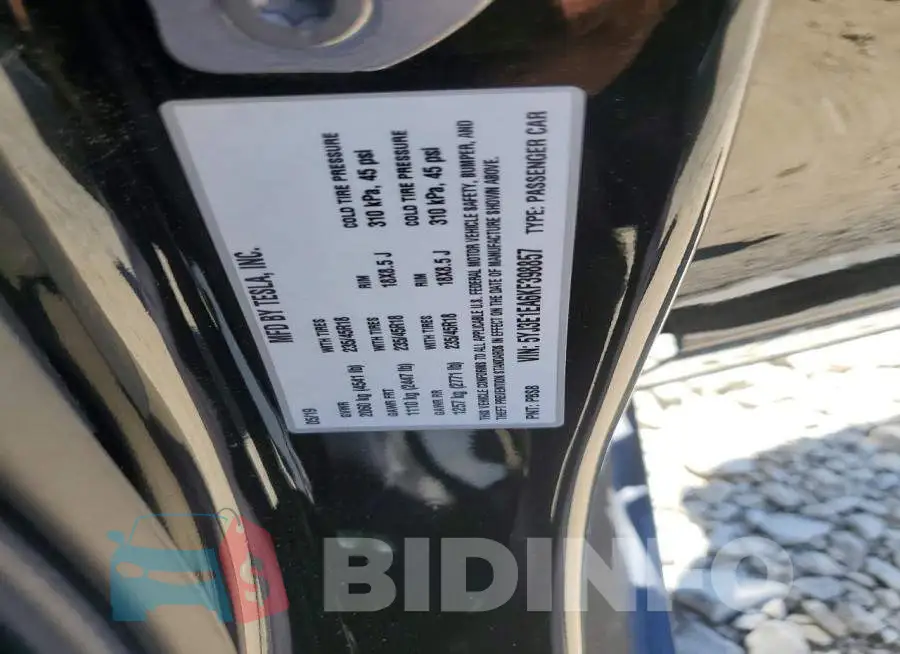 5YJ3E1EA6KF398857 Photo# 12