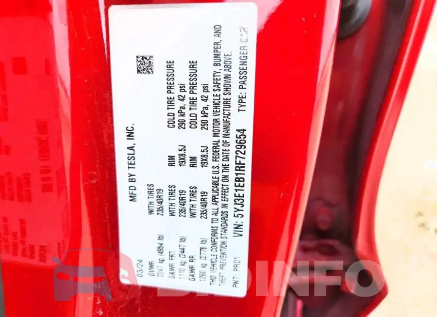 5YJ3E1EB1RF729654 Photo# 12