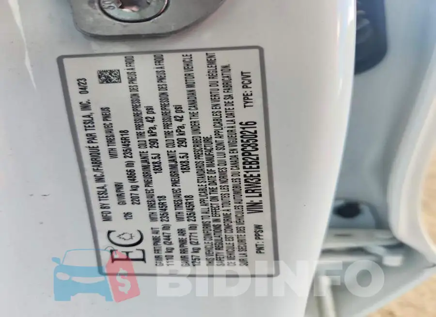 LRW3E1EB2PC850216 Photo# 12
