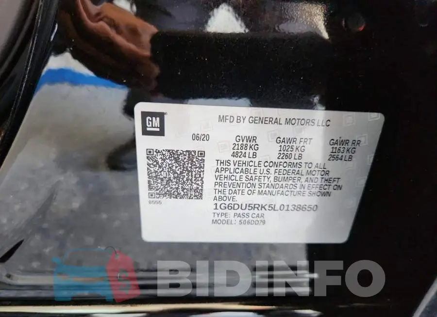 1G6DU5RK5L0138650 Photo# 12
