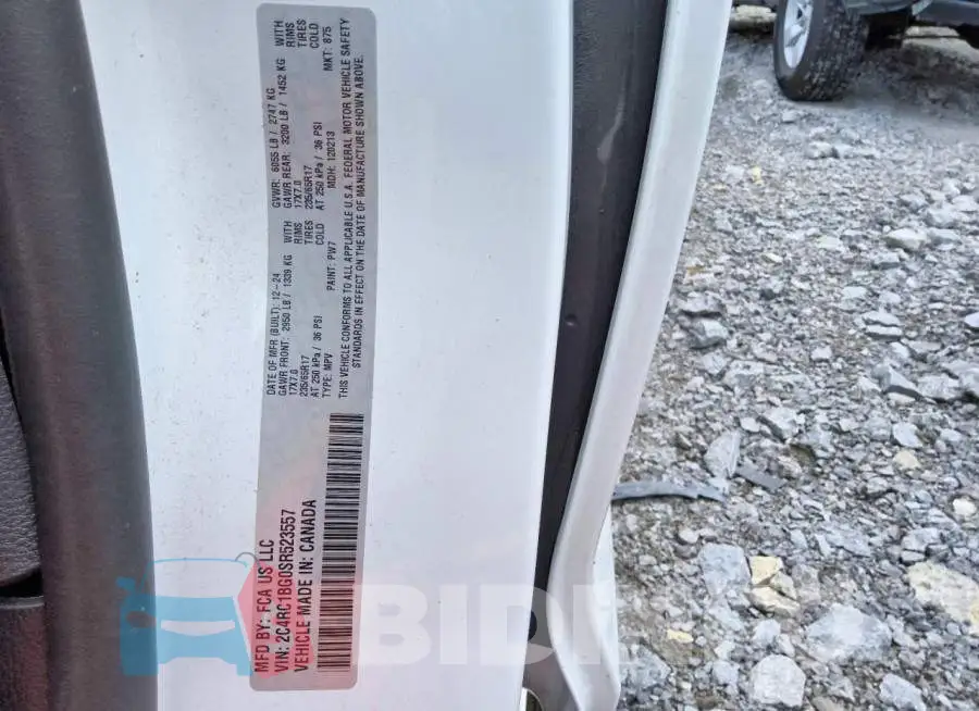 2C4RC1BG0SR523557 Photo# 6