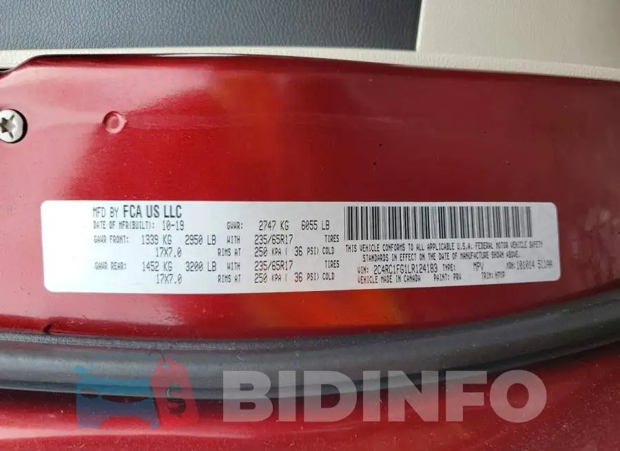 2C4RC1FG1LR124183 Photo# 13