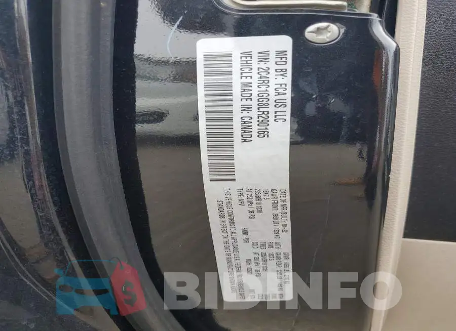 2C4RC1GG8LR290165 Photo# 13