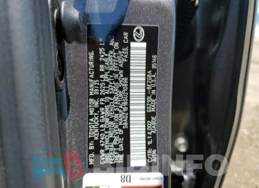 58ADZ1B18SU210896 Photo# 12