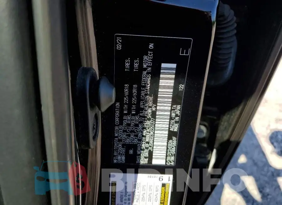 JTJSARDZ3M2251377 Photo# 14