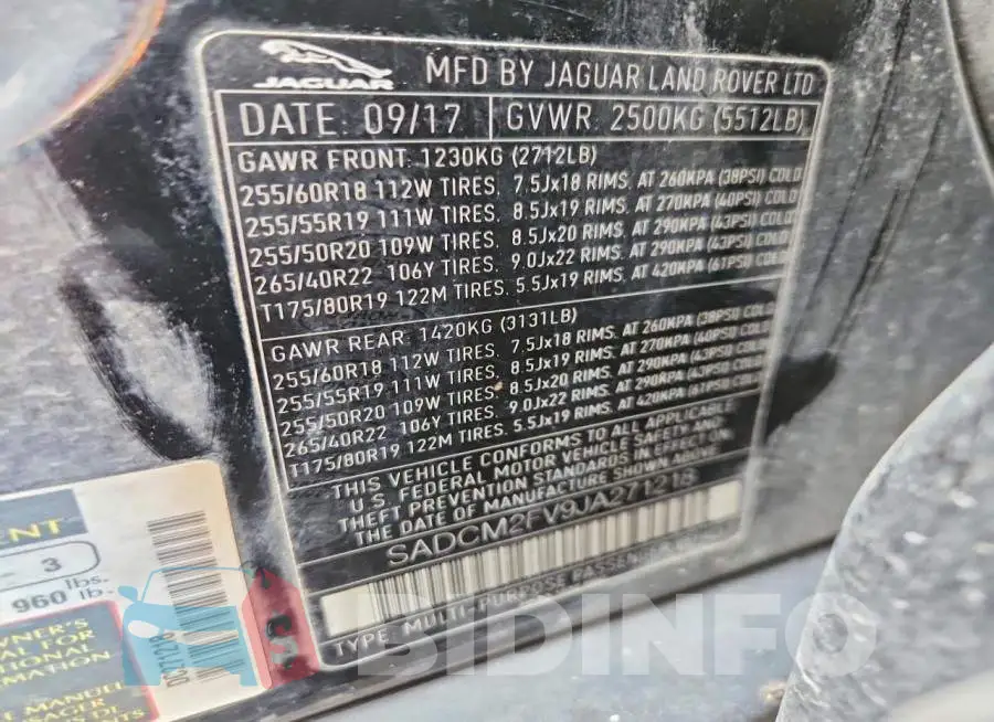 SADCM2FV9JA271218 Photo# 13