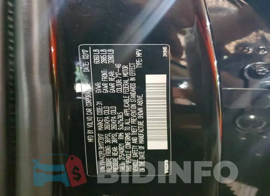 YV4A22PL9H1173917 Photo# 13