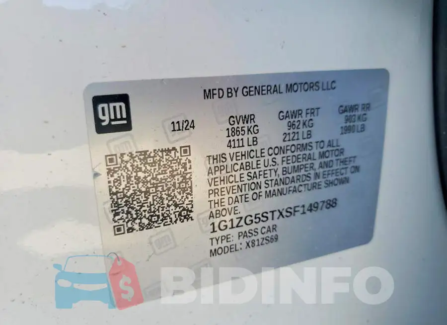 1G1ZG5STXSF149788 Photo# 12