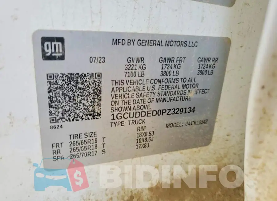 1GCUDDED0PZ329134 Photo# 12