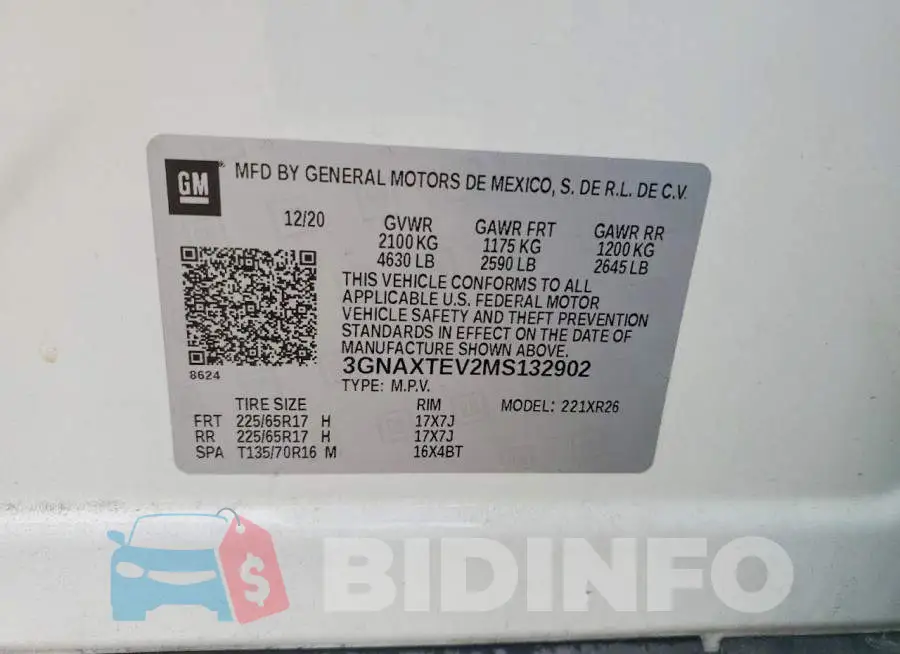 3GNAXTEV2MS132902 Photo# 12