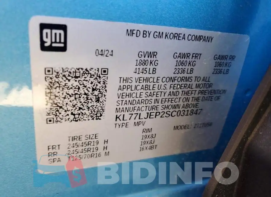KL77LJEP2SC031847 Photo# 13