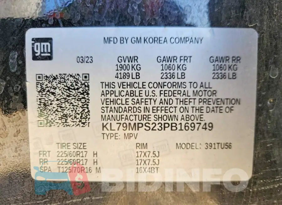 KL79MPS23PB169749 Photo# 13