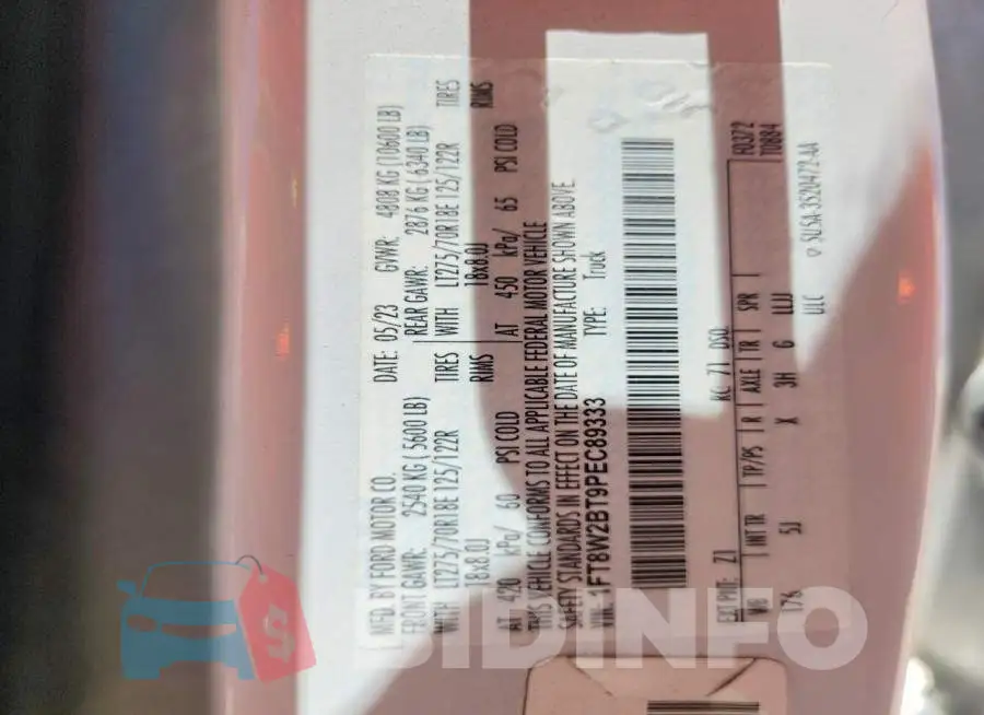 1FT8W2BT9PEC89333 Photo# 12