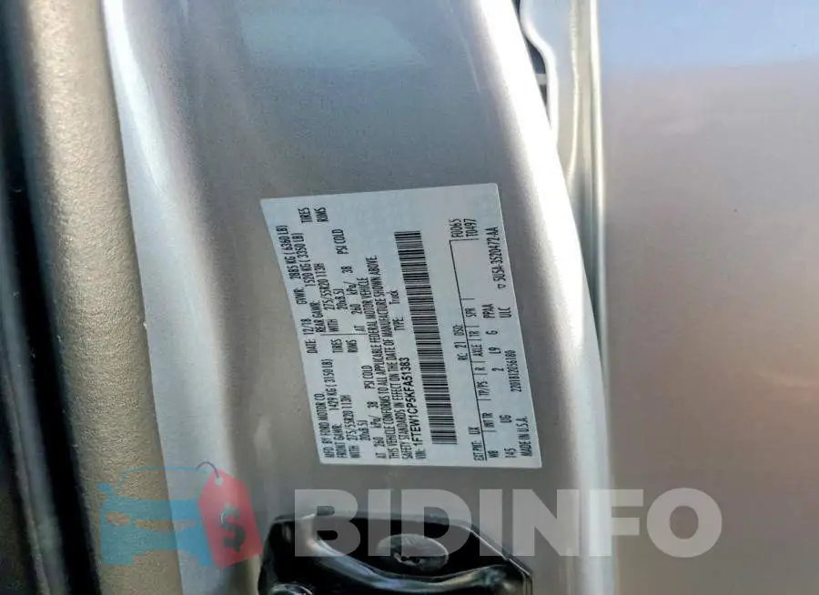 1FTEW1CP5KFA51383 Photo# 13