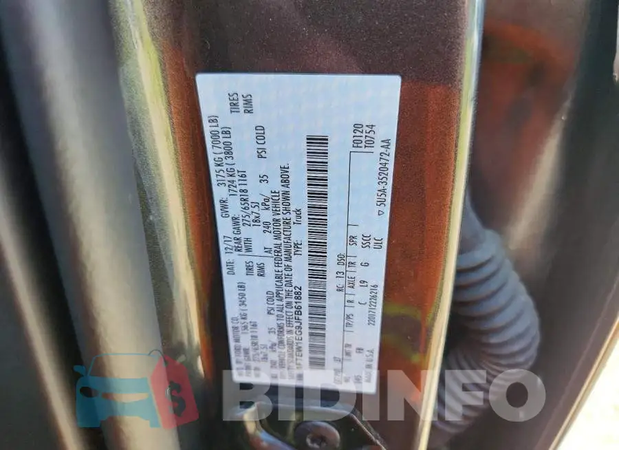 1FTEW1EG9JFB61882 Photo# 13