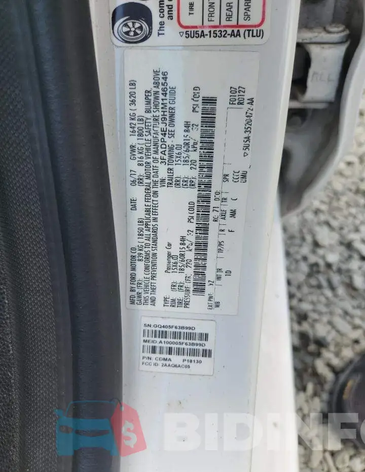 3FADP4EJ9HM146546 Photo# 12