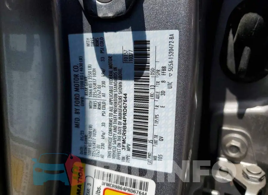 3FMCR9B64PRD67644 Photo# 13