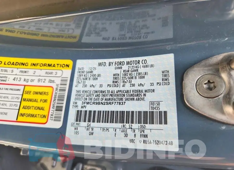 3FMCR9BN2SRF77837 Photo# 13