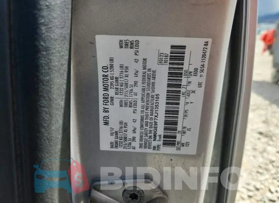 NM0GE9F7XJ1353105 Photo# 13