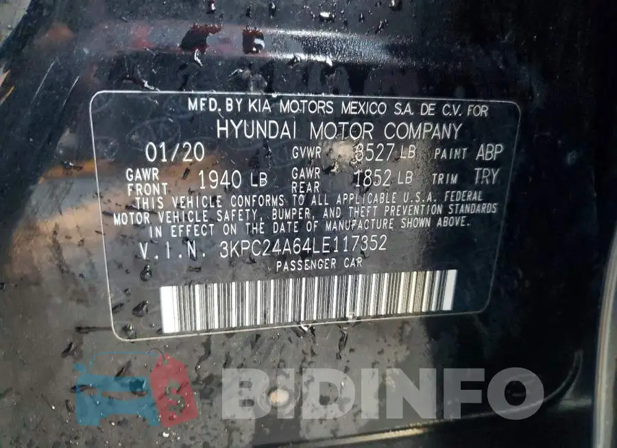 3KPC24A64LE117352 Photo# 13