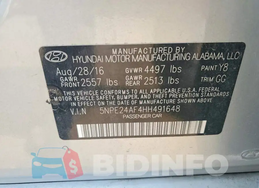 5NPE24AF4HH491648 Photo# 12