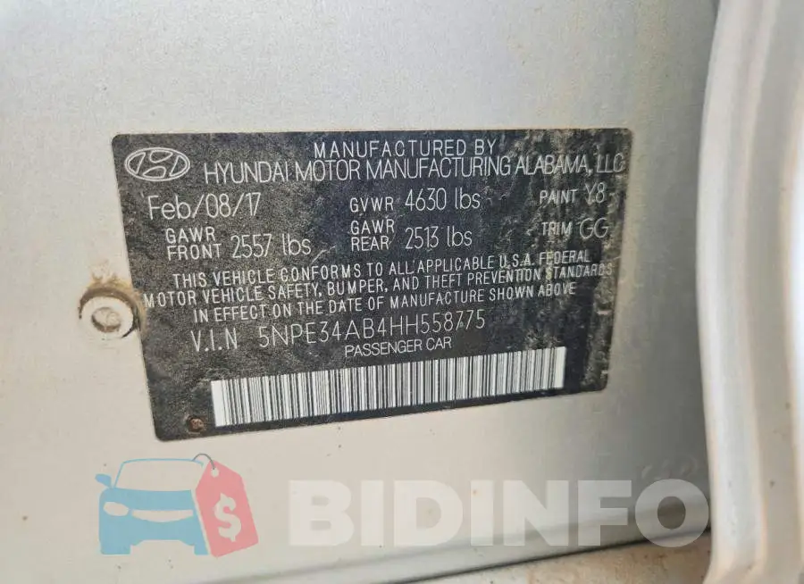 5NPE34AB4HH558775 Photo# 12