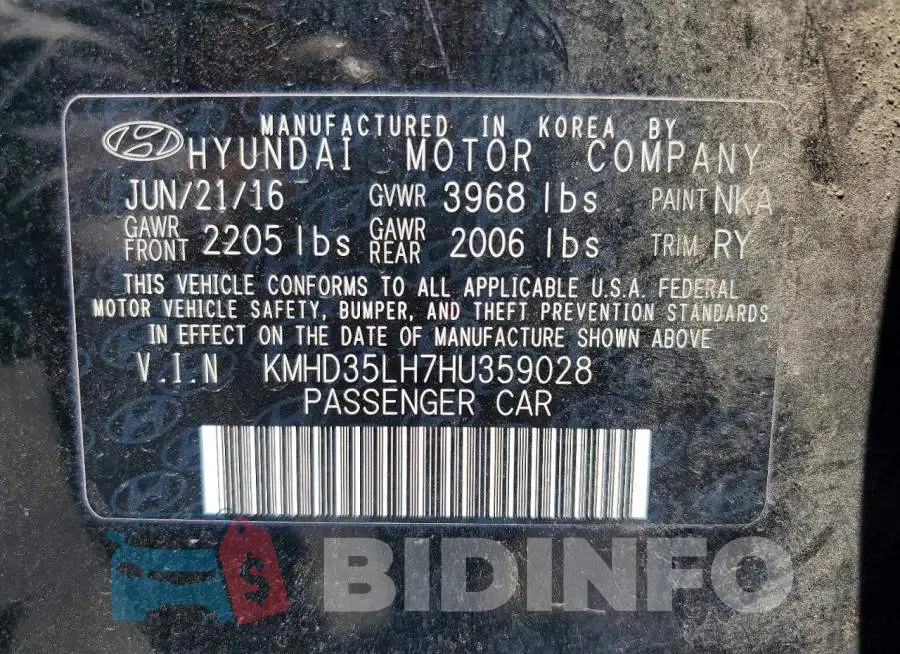 KMHD35LH7HU359028 Photo# 13