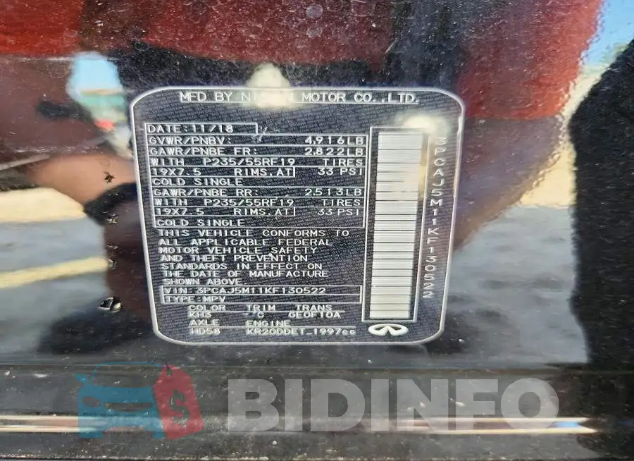 3PCAJ5M11KF130522 Photo# 13