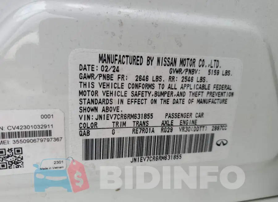 JN1EV7CR6RM631855 Photo# 13