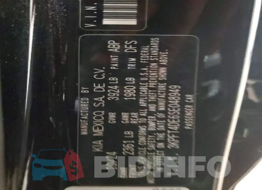 3KPFT4DE6SE048949 Photo# 12