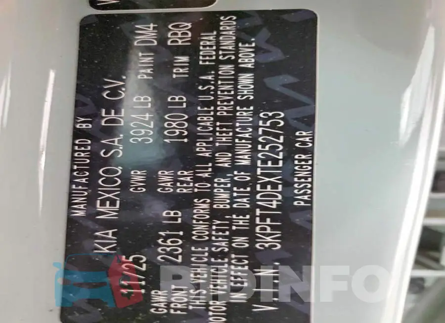 3KPFT4DEXTE252753 Photo# 12