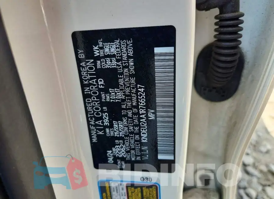 KNDEU2AA1R7665247 Photo# 12