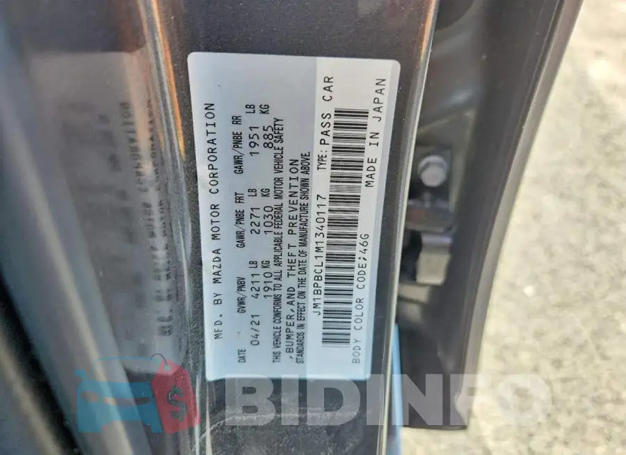 JM1BPBCL1M1340117 Photo# 12