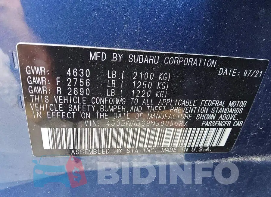4S3BWAB69N3005587 Photo# 12