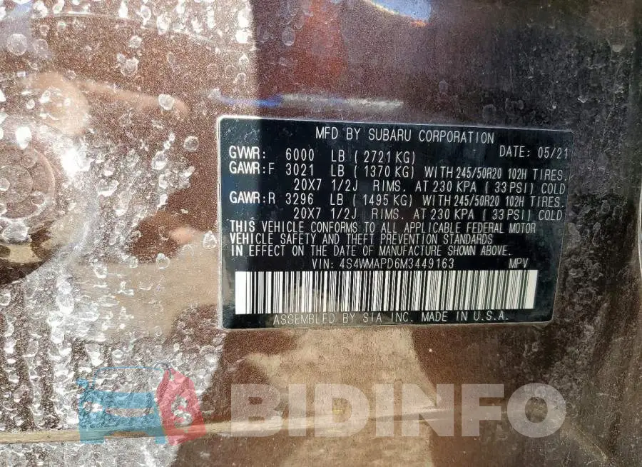 4S4WMAPD6M3449163 Photo# 13
