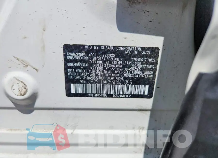 JF2SLDAC5SH441855 Photo# 13