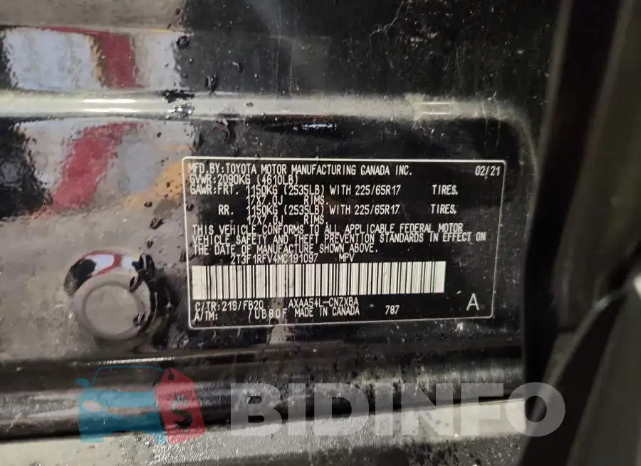 2T3F1RFV4MC191097 Photo# 13