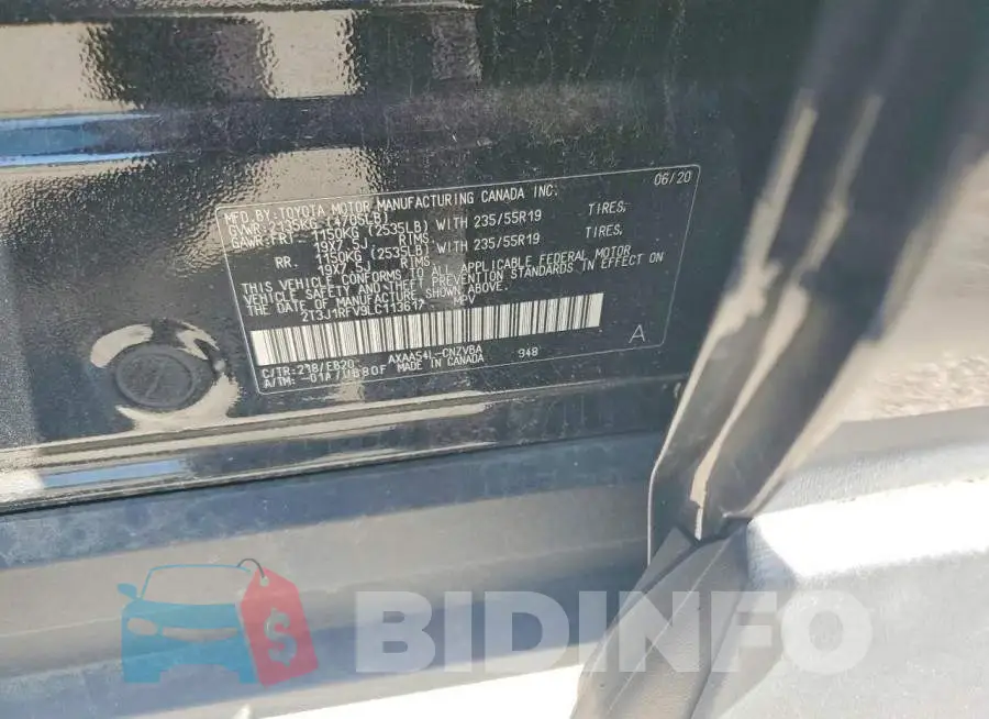 2T3J1RFV9LC113617 Photo# 13