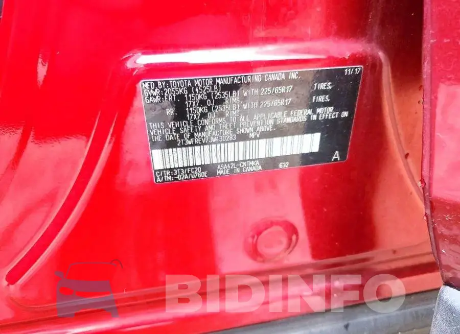 2T3WFREV7JW430283 Photo# 12