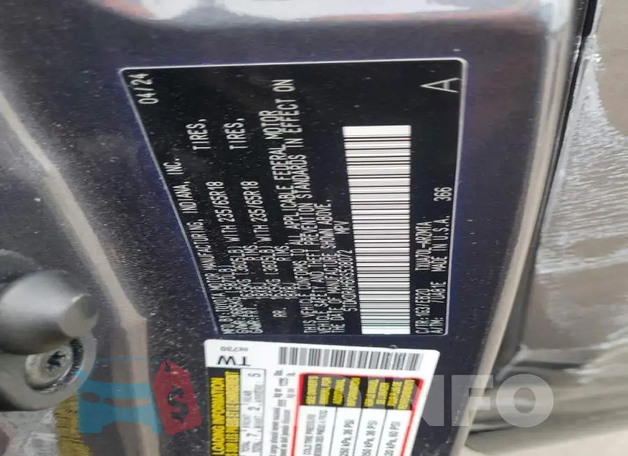 5TDKDRAH6RS538072 Photo# 13