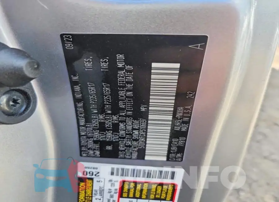 5TDYSKFCXPS106697 Photo# 13