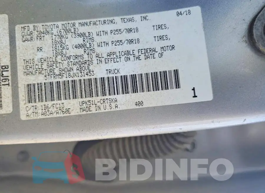 5TFRM5F18JX131453 Photo# 12