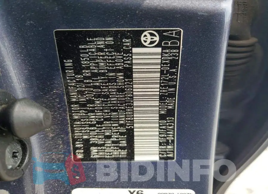 5YFBURHE3JP806021 Photo# 13
