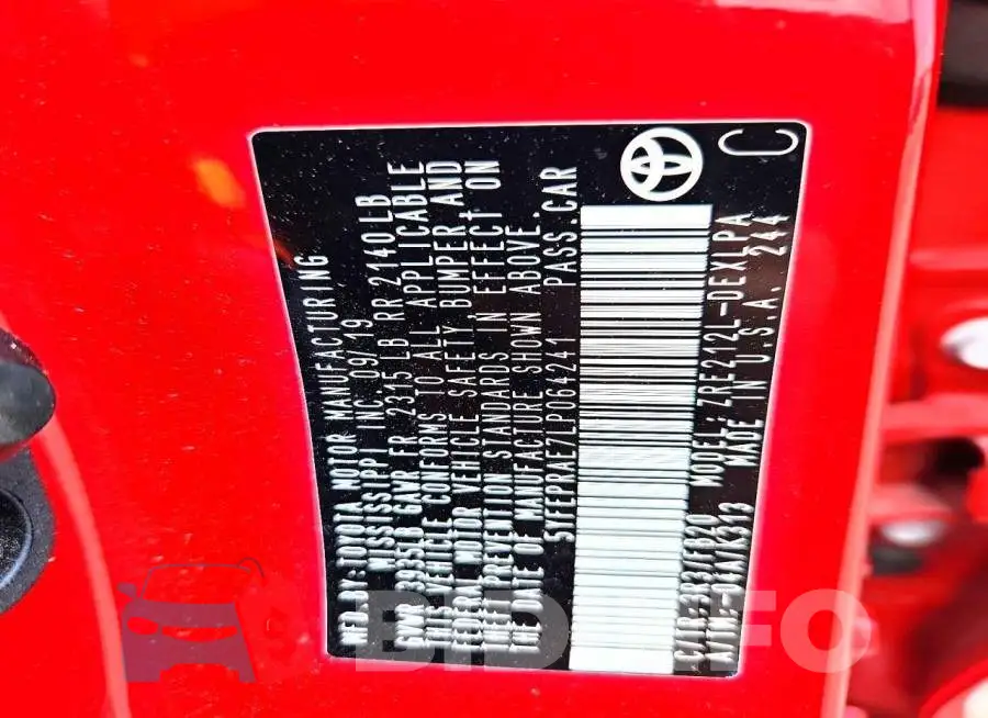 5YFEPRAE7LP064241 Photo# 12